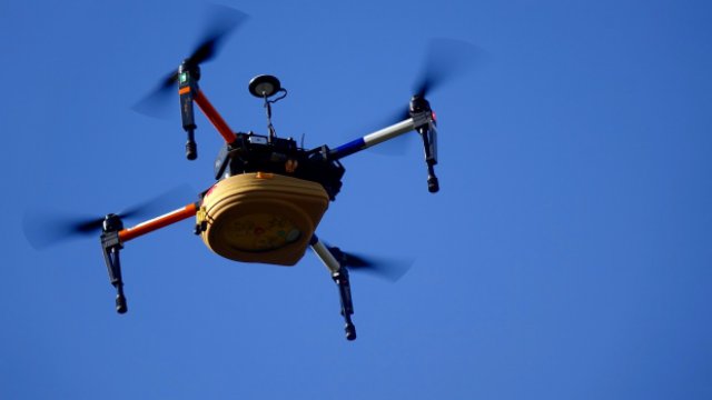 The drone the County of Renfrew plans to use in its pilot project costs about $10,000. (Ashley Burke/CBC)