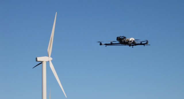 Drone and turbine