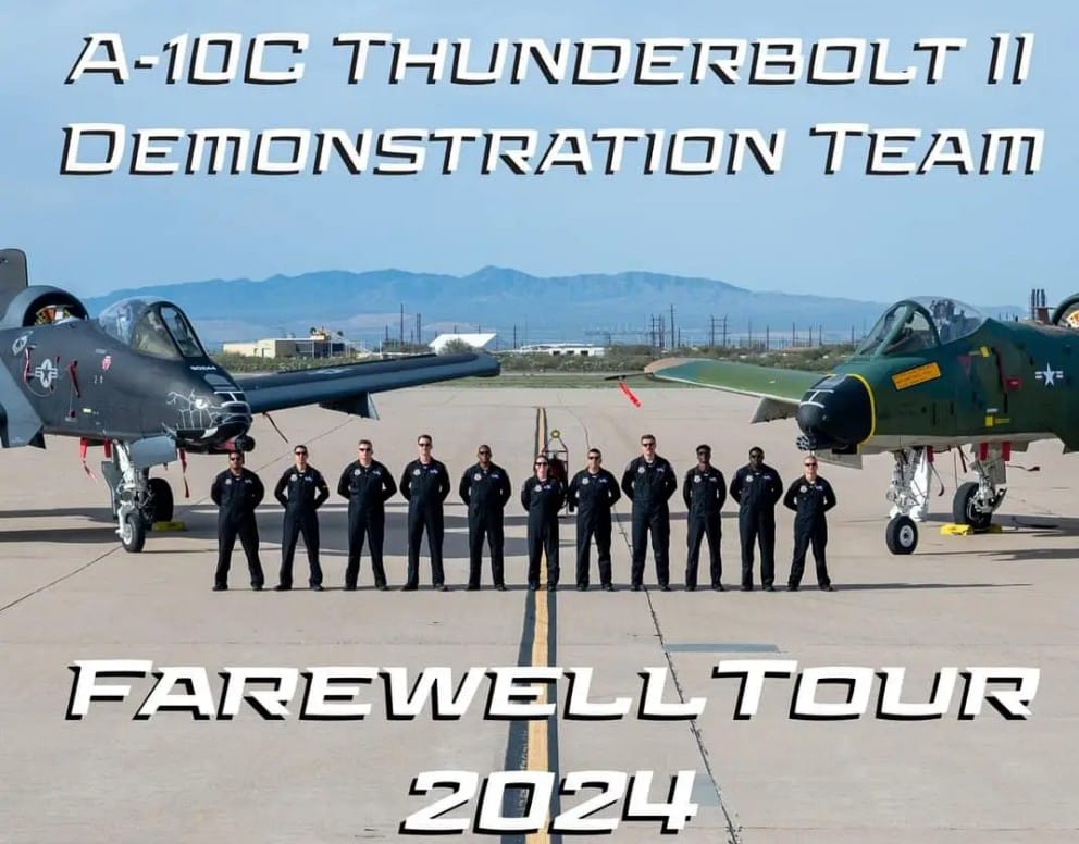 Farewell, Warthog: A-10 Demo Team Announces its Last Season