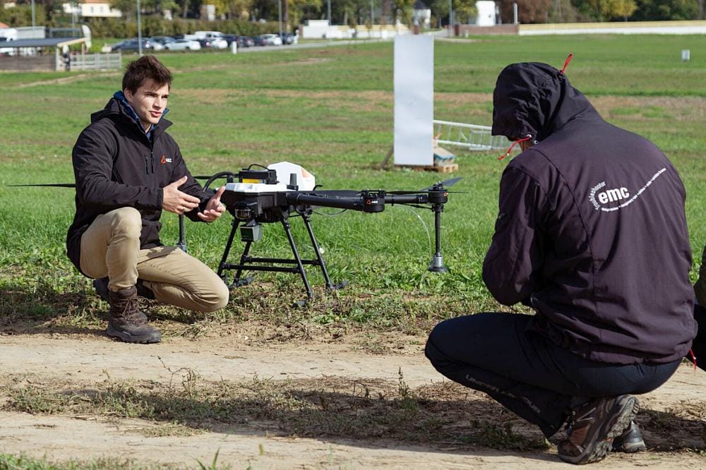 Hungarian AG Drones use Military-Grade Laser Sensing