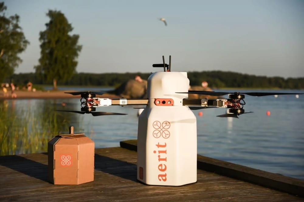 'Flying Milk Can' Drones to Extend Deliveries in Stockholm Area