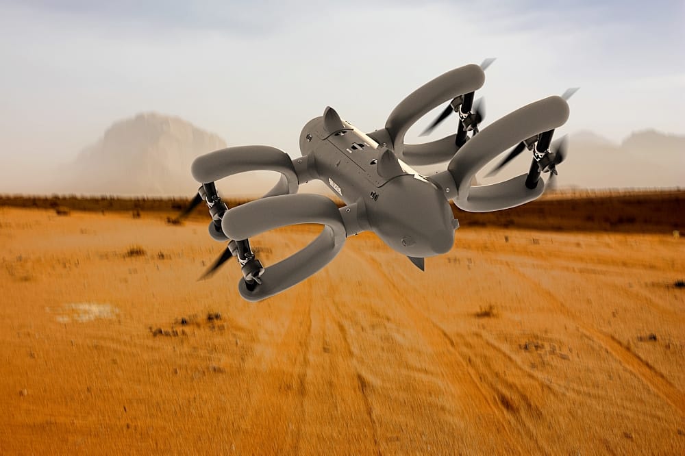 Aerix Systems Debuts AXS µ1 Drone that can Engage Targets from any Angle without Repositioning.