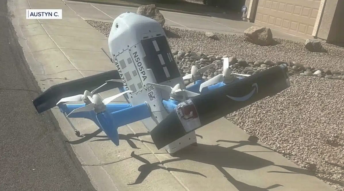 Amazon Drone Makes Emergency Sidewalk Landing in Arizona