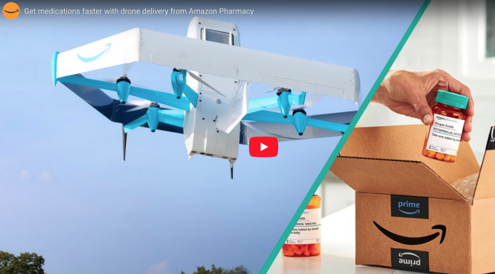Amazon Pharmacy Delivers Medications by Drone to Customers in Texas