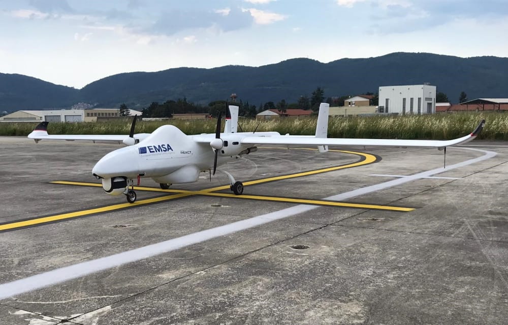 EMSA Drone Patrols Support Italian Coast Guard