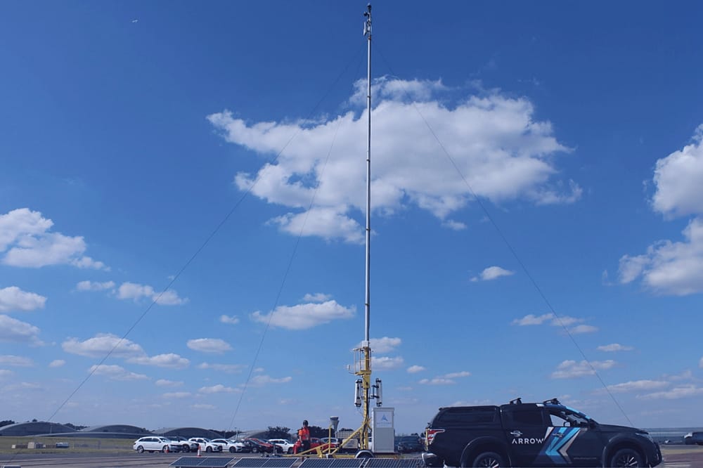 NATS Services and Altitude Angel Deployed Arrow Towers ‘Behind the Scenes’ at Farnborough Airshow