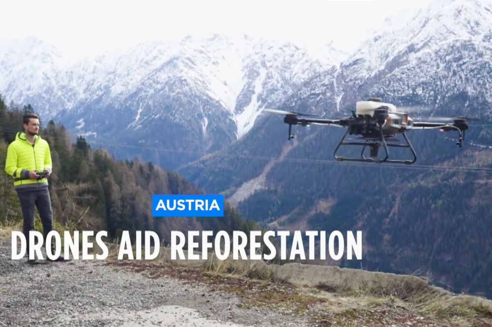 Drones Aid Reforestation in Austria's Tyrol Forest
