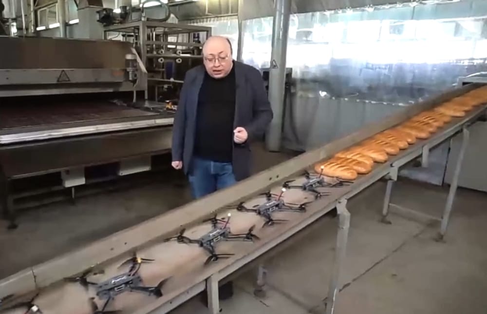 Russia Doubles Up Bread Factory as 'Drone Baker'