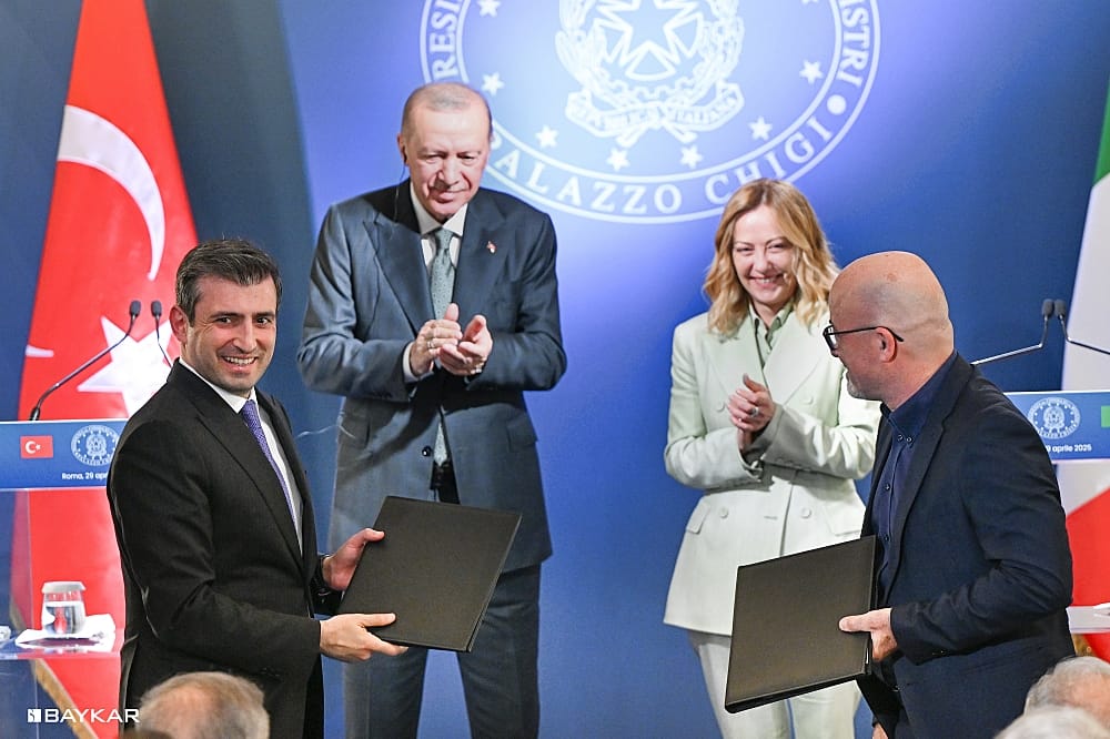 Baykar and Leonardo Partnership Officially Exchanged at Turkey - Italy Intergovernmental Summit