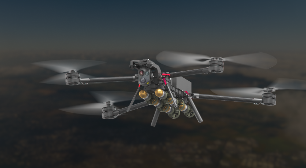 Origin's BEAK  is a Precision Bomb-Drop Drone with Class-leading ISR Capability