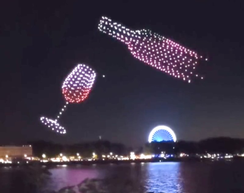 Bordeaux Wine Festival Drone Show
