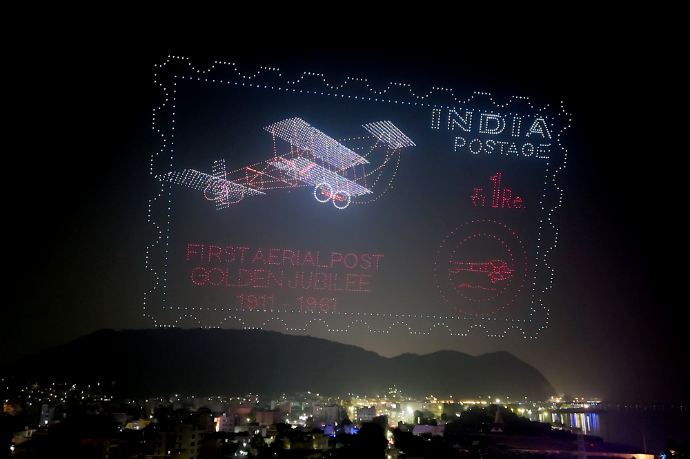 Indian Firm Breaks 5 Guinness World Records with a 5,500 Drone Light Show