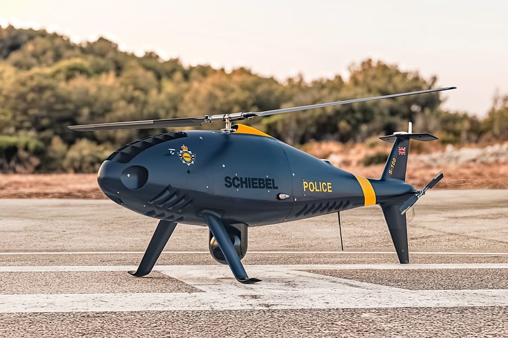 Schiebel CAMCOPTER S-100 Selected for UK Police Trials