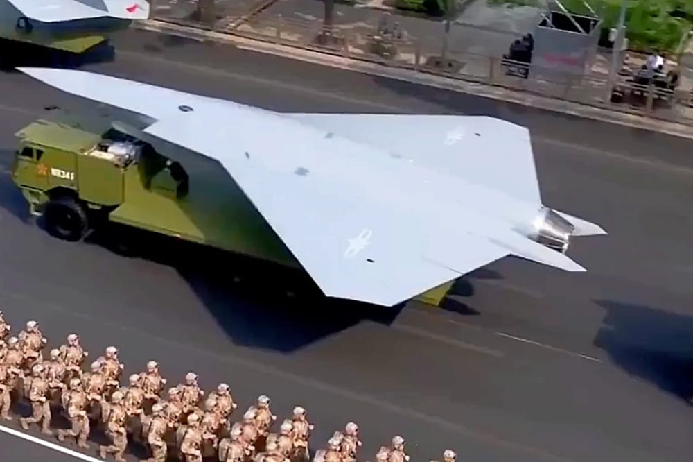 China Unveils Large Unmanned Stealth Fighter Design During Military Parade