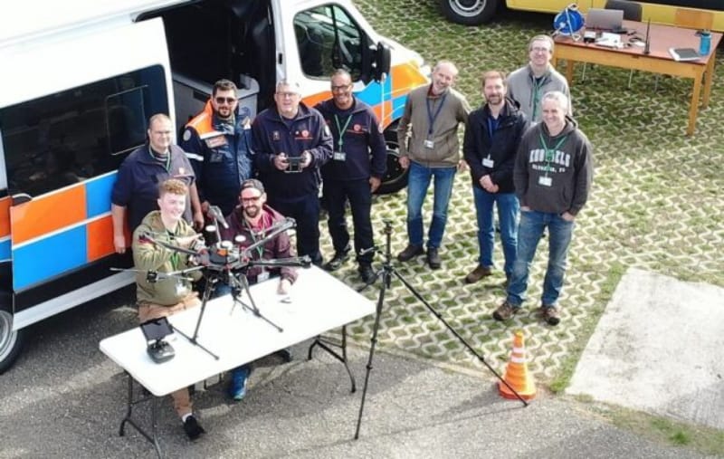 Radiation Detection Drones Tested at Belgian Site