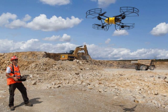 Caterpillar Believes in Drones for Construction