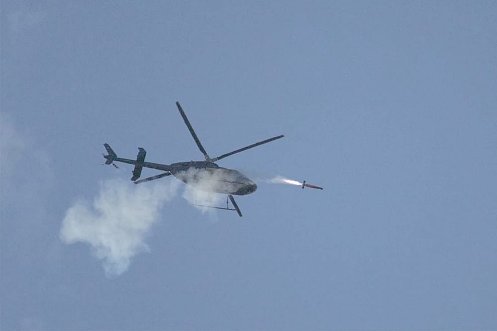 Raytheon Launches New Coyote Variant from Helicopter