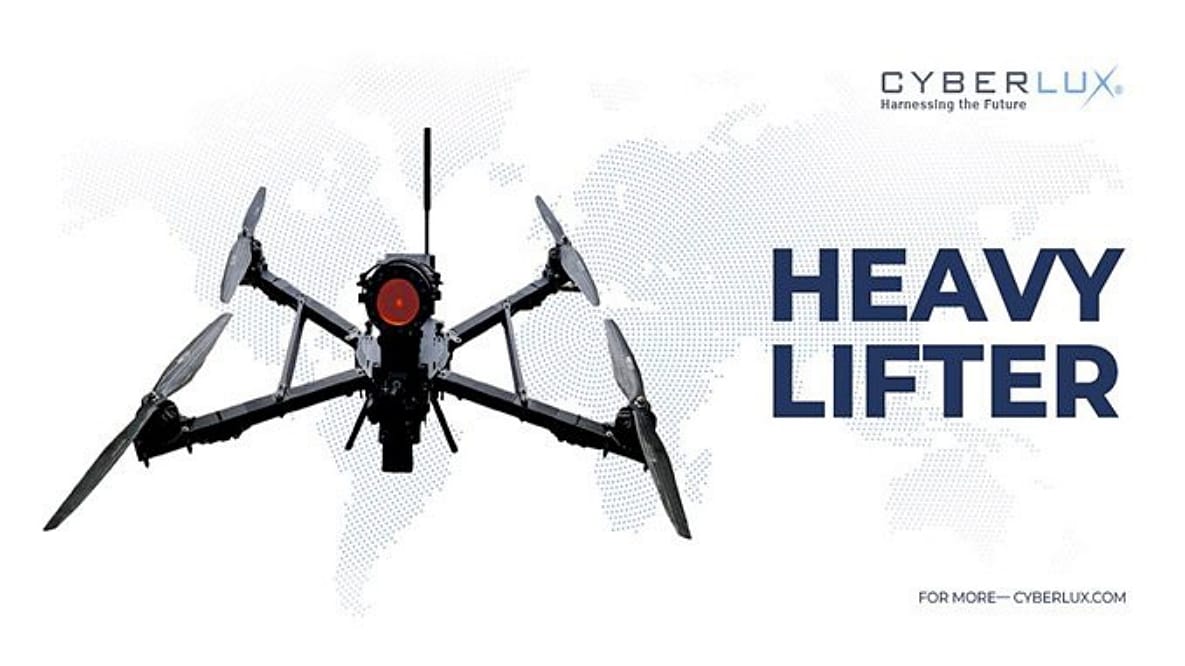 Cyberlux Unveils New Heavy Lift Group 1 Rotary Wing UAS for U.S. Special Operations Community