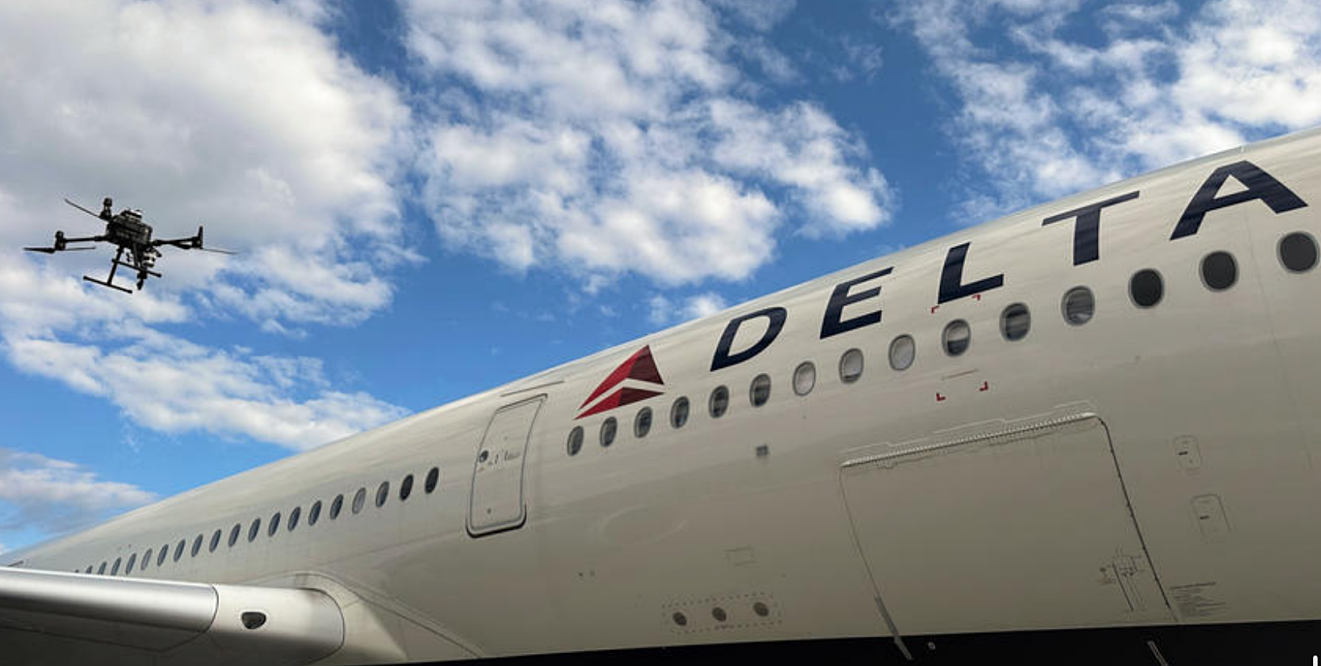 FAA Approves Delta’s Use of Drones for Maintenance Inspections