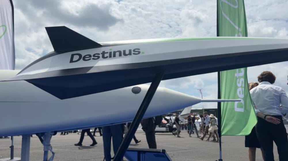 Destinus Reveals Hydrogen-Fueled Supersonic Prototype at Paris Air Show