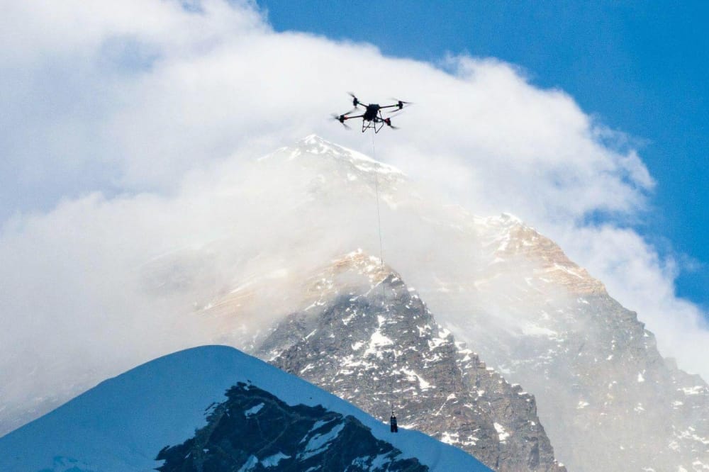 DJI Completes World's First Drone Delivery Tests on Mount Everest