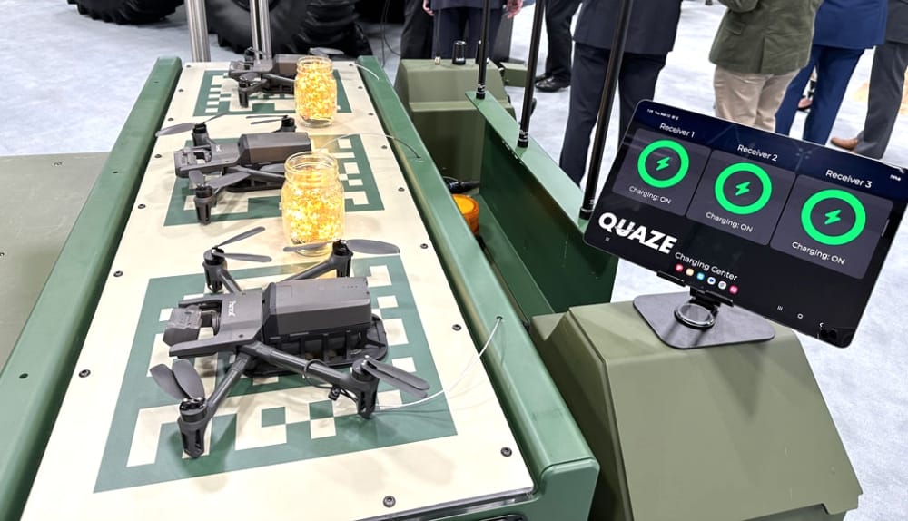 Rheinmetall Canada and Quaze Unveil Revolutionary Wireless Drone Charging System