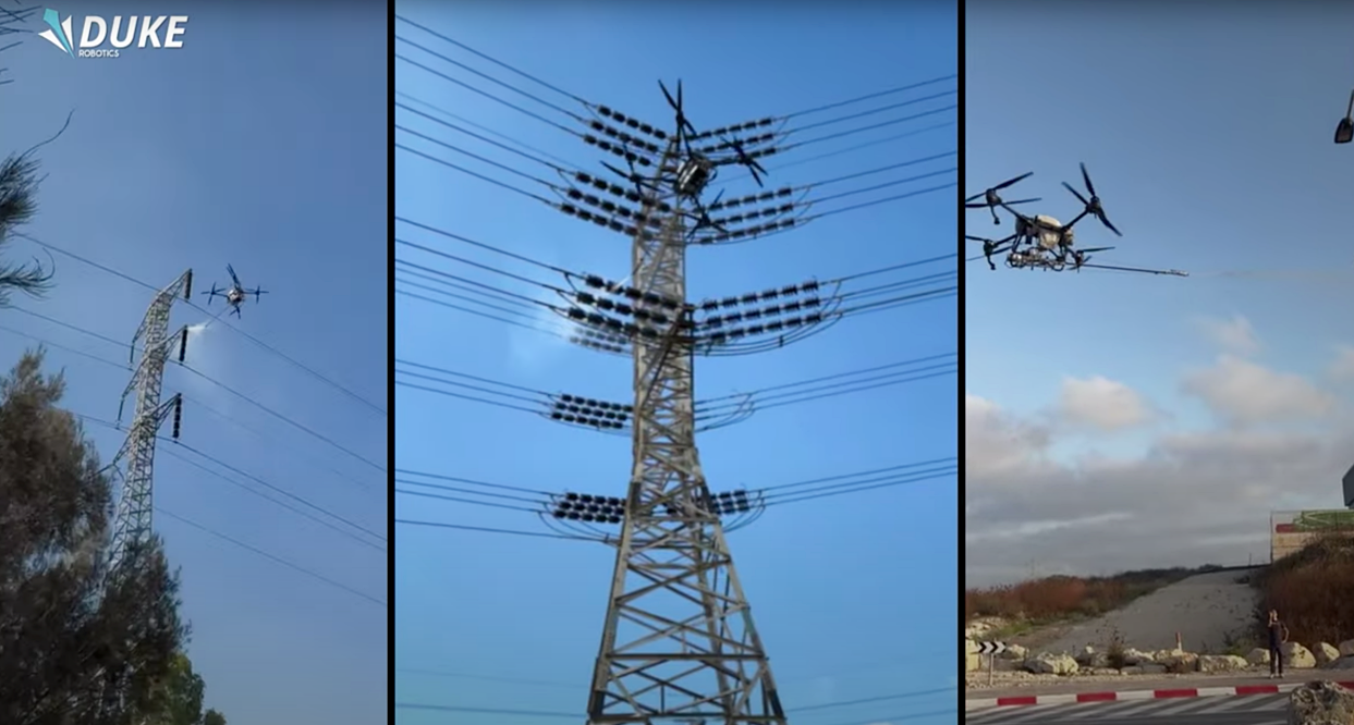 Duke Robotics Insulator Cleaning Drone Works Well for Israel Electric Corporation
