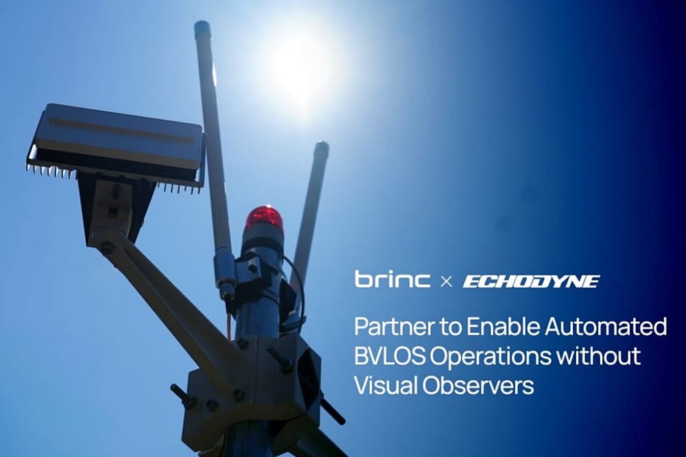BRINC and Echodyne to Enable Automated BVLOS Operations for First Responders