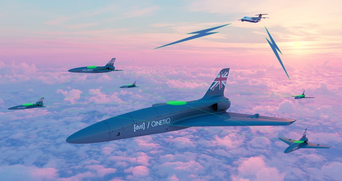 QinetiQ Achieves UK’s First Jet-to-Jet Teaming of an Aircraft and an Autonomous Drone