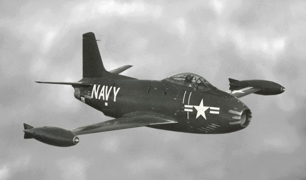 FJ-1 Fury | The US Navy’s First Jet Powered Carrier Plane