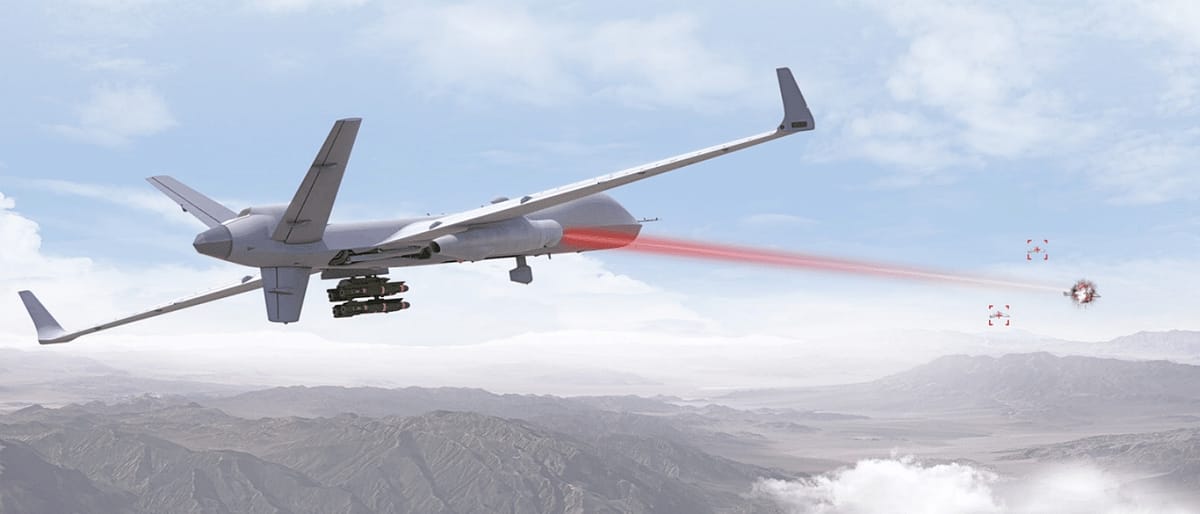 MQ-9B Shown with Airborne Laser at Sea Air Space 2025