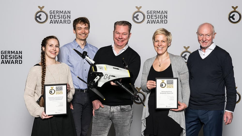 HHLA Sky First Responder Drone X4 Wins German Design Award 2023