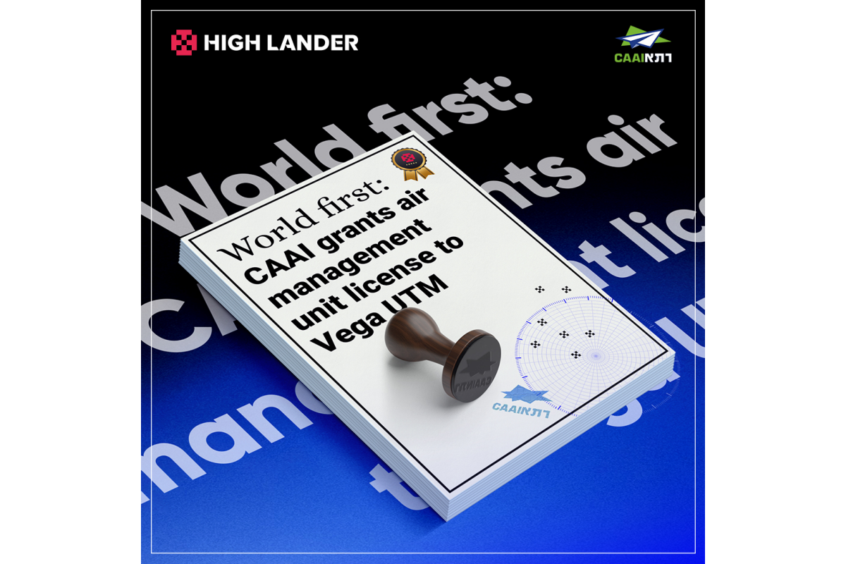 High Lander's Vega UTM Gets Israel's First Air Traffic Management Unit License
