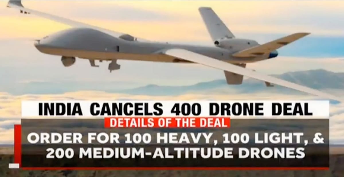 India Cancels $26M Deal for 400 Drones with Chinese Parts over Cybersecurity Concerns