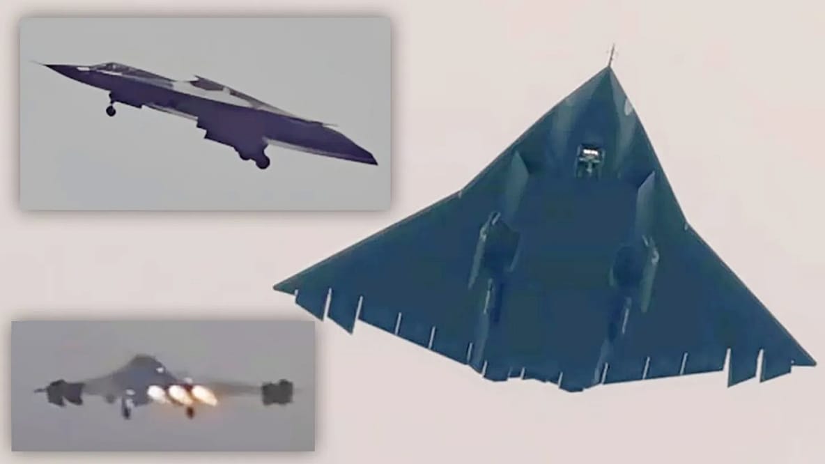 China’s J-36 Tailless Stealth Fighter Seen Flying for Second Time