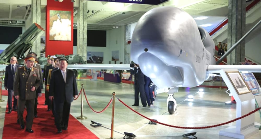 Kim Jong Un Shows Off New Drones to Russian Minister