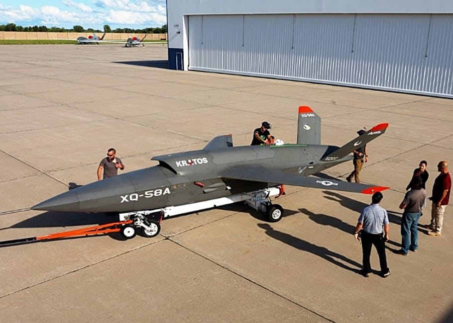 Kratos Demos Valkyrie Drone Trolley Launch System