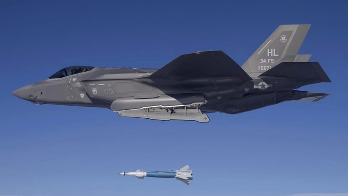Lockheed Martin F-35A uses Small Drone to Guide Precision Bombs in First-of-its-Kind Test