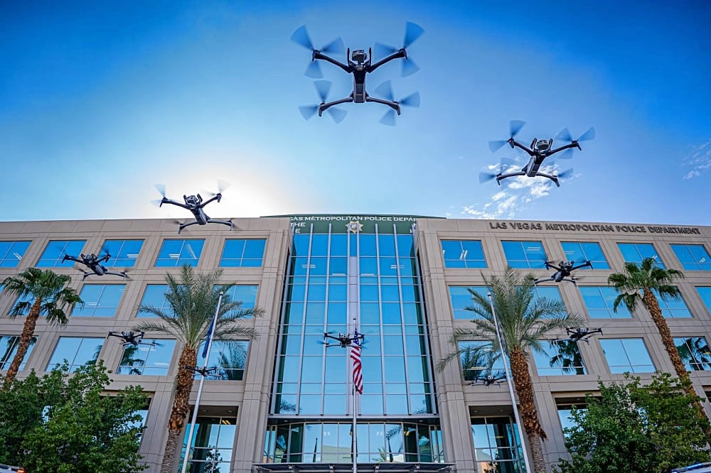 Las Vegas Metropolitan Police Drones Use AI and Thermal Imaging
