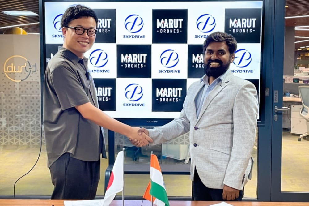 SkyDrive and Marut Drones to Bring eVTOLS to India