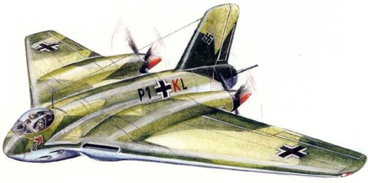 Messerschmitt Me 329 - Amazing Flying Wing Prototype