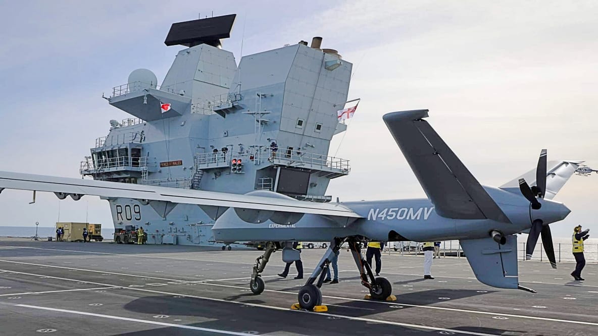 UK Seeks Strike and Refuelling Drone for Aircraft Carriers
