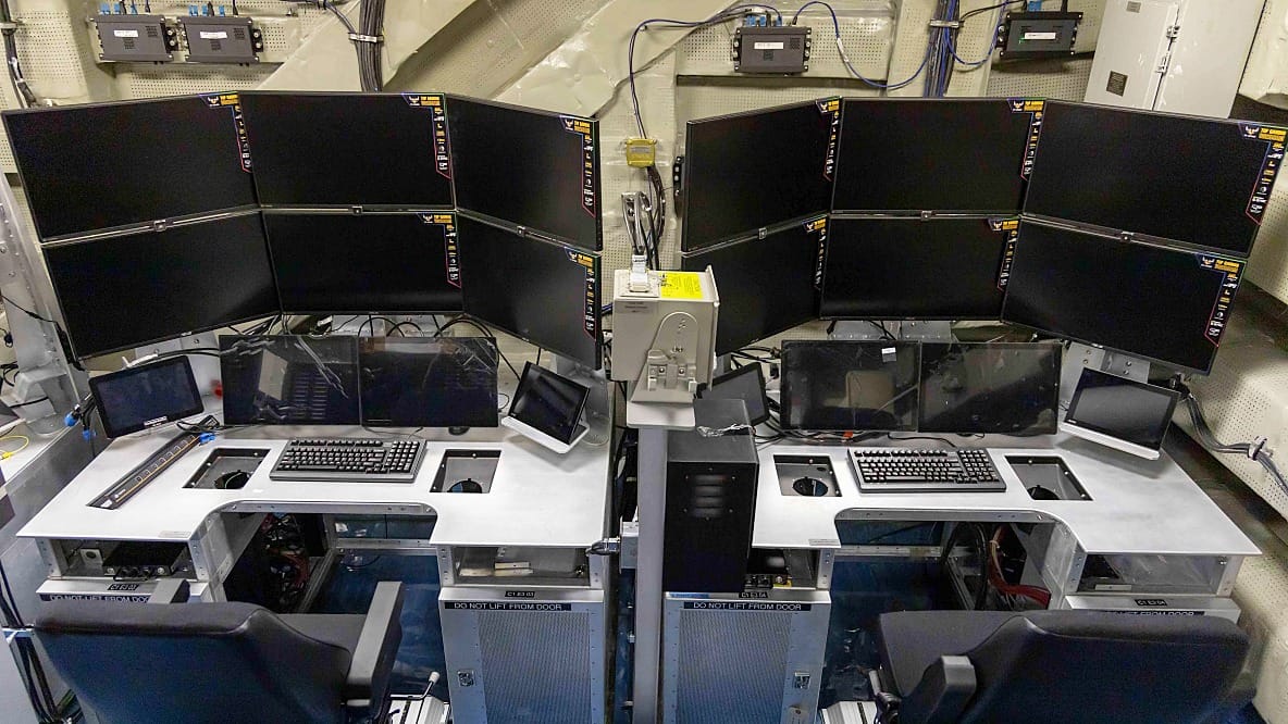 First MQ-25 Unmanned Air Warfare Center Installed Aboard USS Bush