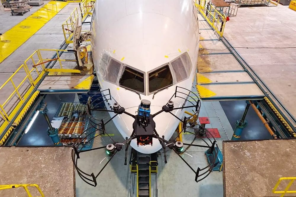 NASA Small Business Funding Enables Aircraft Inspection by Drone