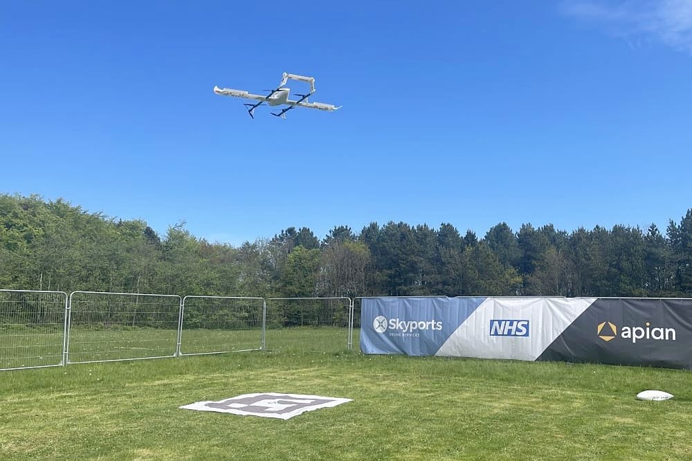 Drones Successfully Fly Blood Packs in Longest Ever BVLOS Flights in UK First