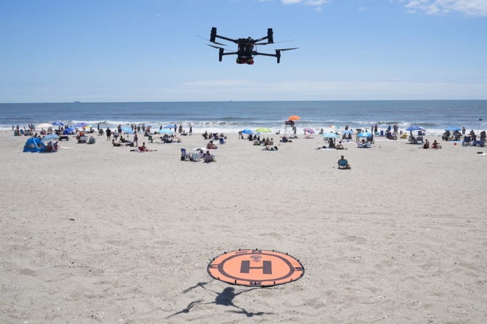 Angry Birds Attack Drones Patrolling New York City Beach