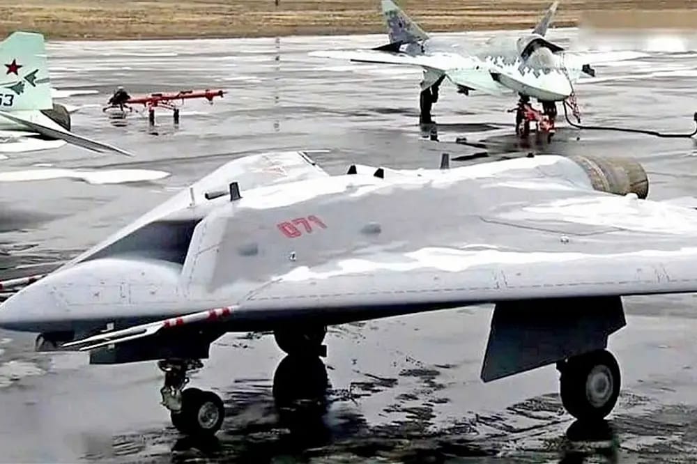 Russia to Team Okhotnik Stealth Drone with Su-57 Fighter Jet