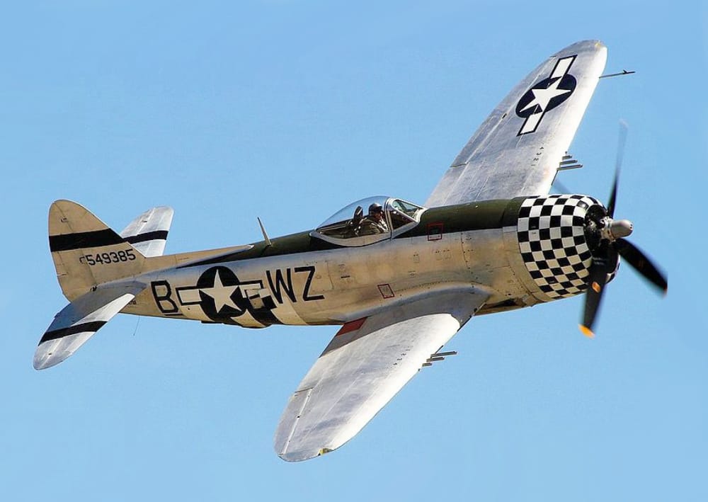 Republic P-47 Thunderbolt - US fighter that Destroyed Over 7,000 Enemy Aircraft