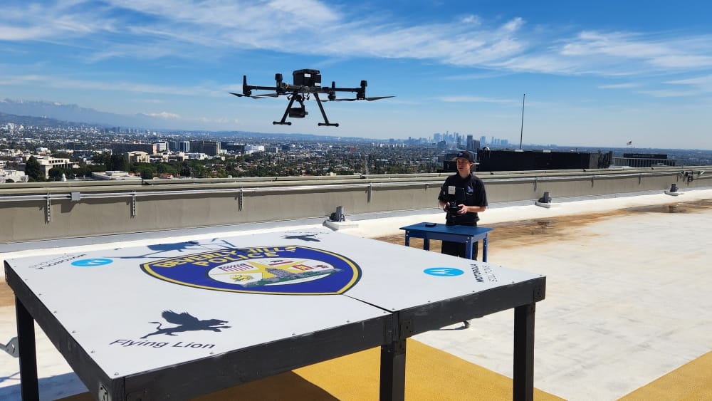 Flying Lion and Iris Automation Add Airspace Awareness Capabilities for Drone as First Responder Programs
