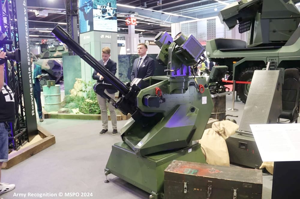 Poland's New Anti-Drone System Features 12.7mm Gatling Gun